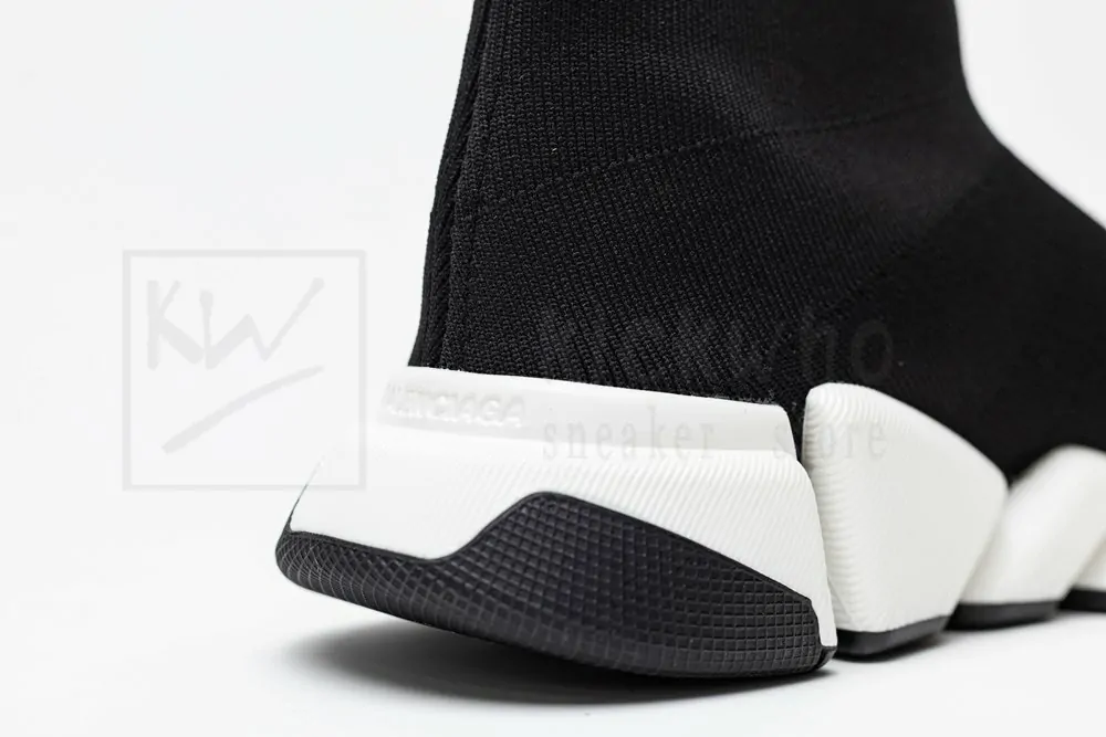 Balenciaga Wmns Speed 2.0 Sneaker 'Black White' - Image 8
