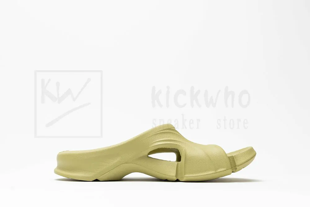 Balenciaga Mold Slide Sandal Avocado - Image 2