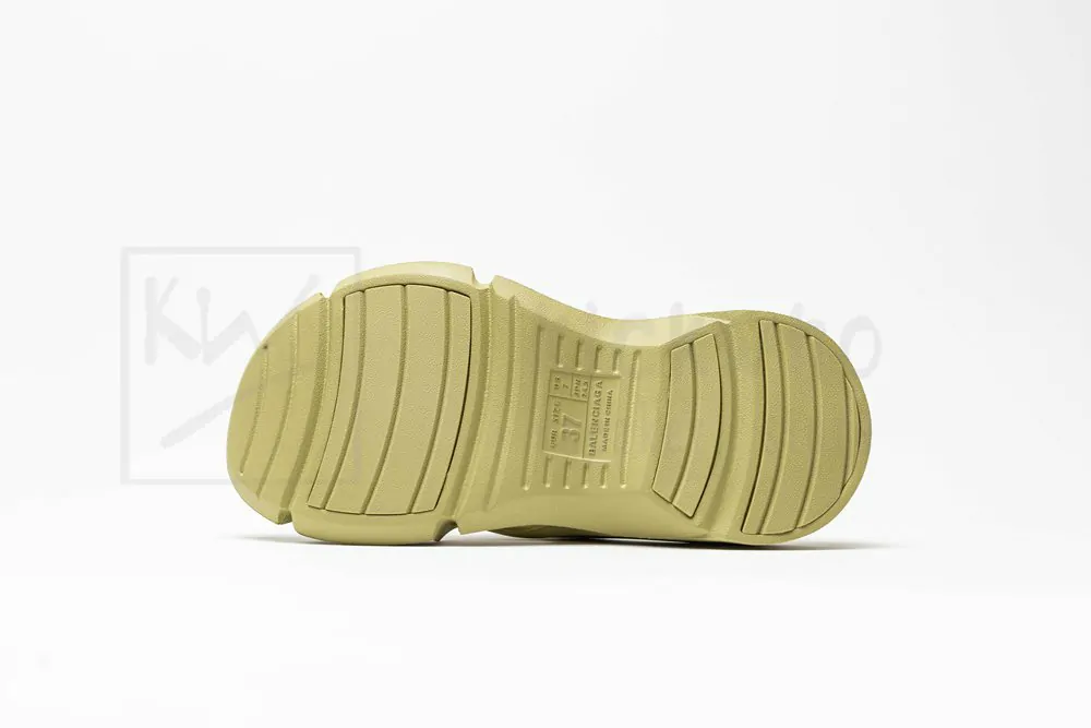 Balenciaga Mold Slide Sandal Avocado - Image 3