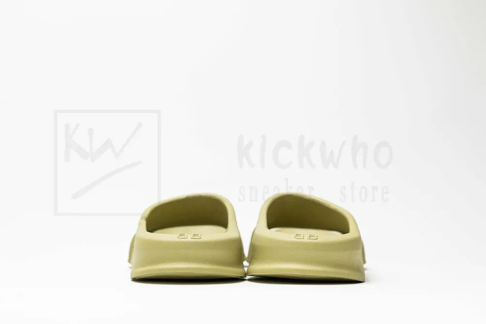 Balenciaga Mold Slide Sandal Avocado - Image 6