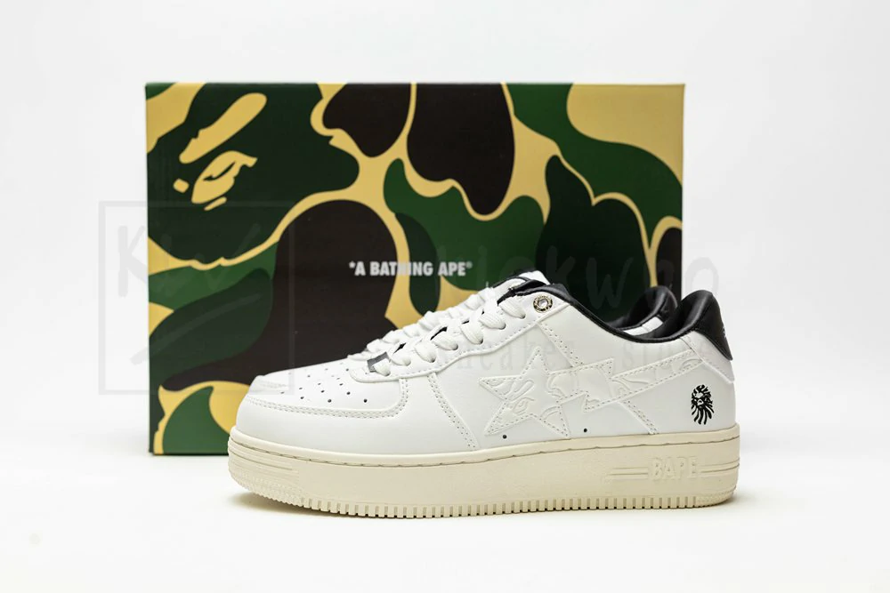 Bape Sk8 Sta Low 'White' - Image 4