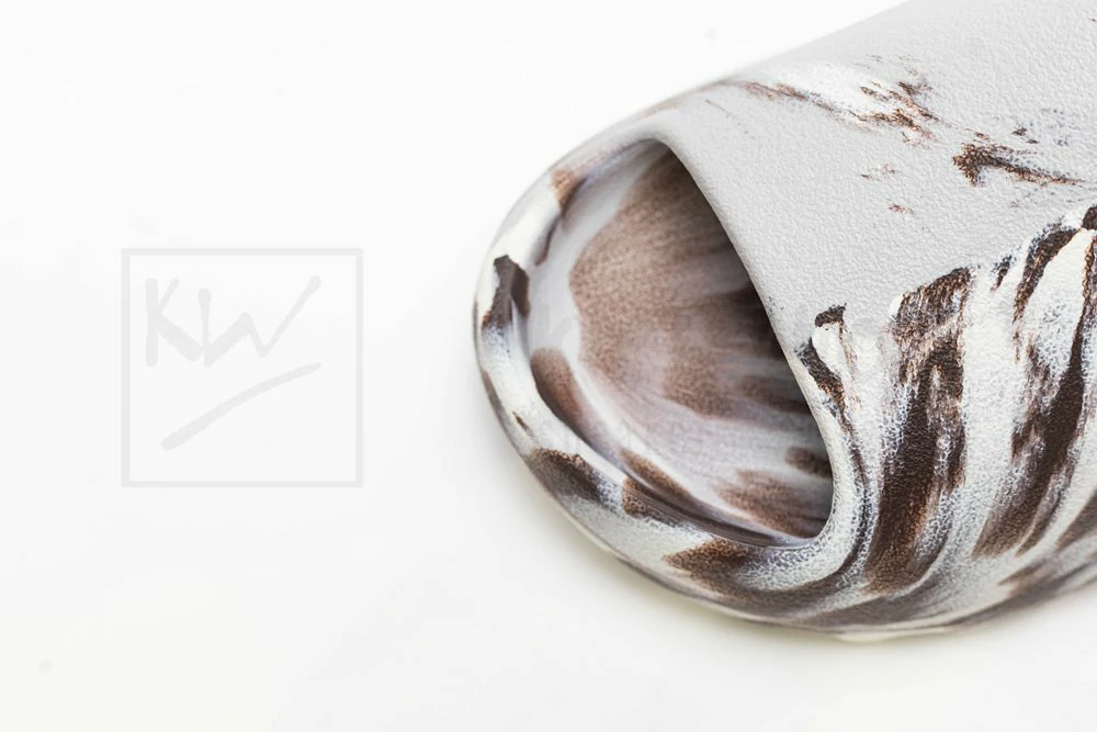 Yeezy Flaming Slides White Brown - Image 8