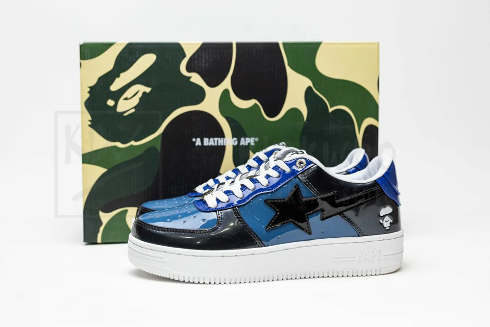 Bapesta Low M1 Color Camo Combo - Navy - Image 4