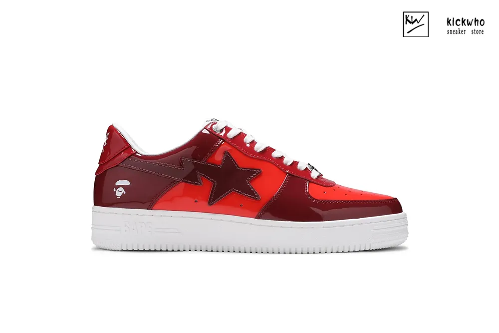Bapesta Low M1 Color Camo Combo - Red
