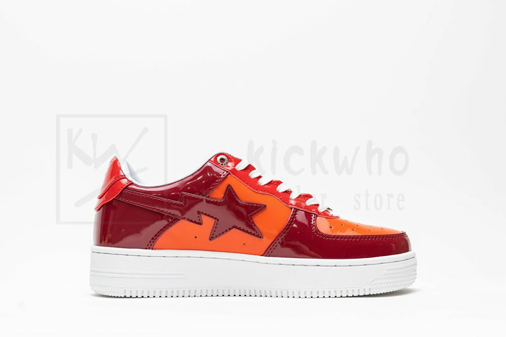 Bapesta Low M1 Color Camo Combo - Red - Image 2