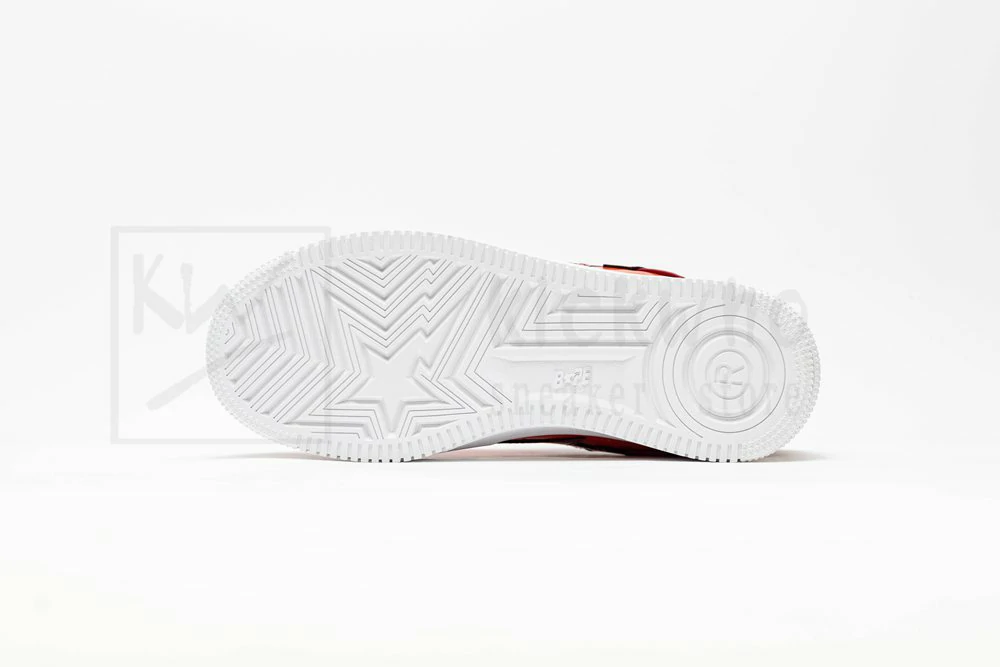 Bapesta Low M1 Color Camo Combo - Red - Image 3