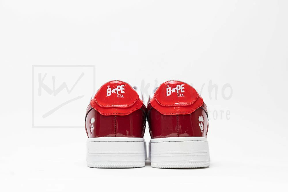 Bapesta Low M1 Color Camo Combo - Red - Image 6