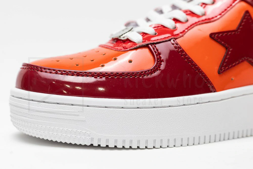 Bapesta Low M1 Color Camo Combo - Red - Image 7