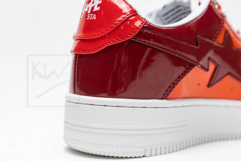 Bapesta Low M1 Color Camo Combo - Red - Image 8