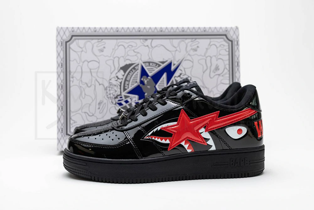 Bapesta Low M2 Shark Face - Black - Image 4