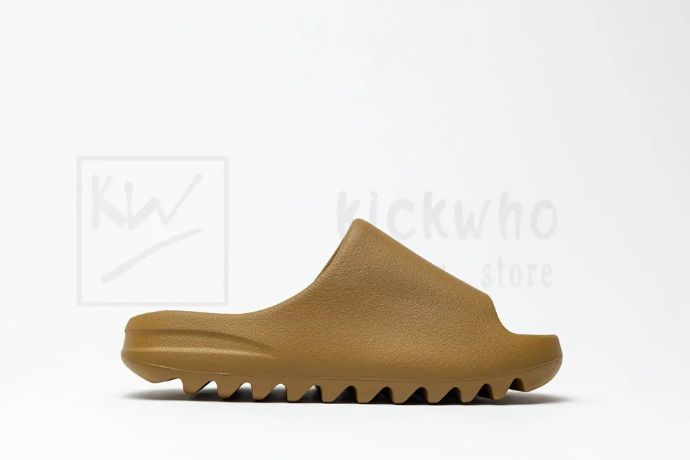 Godkiller Yeezy Slides 'Ochre' 2021 (runs small, order one sizes up) - Image 2