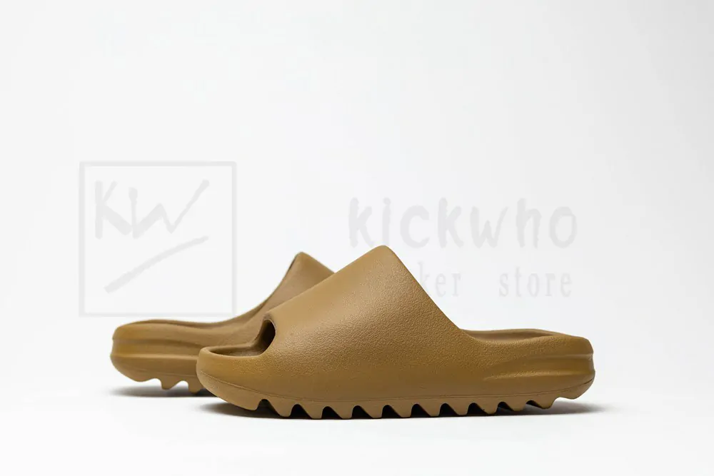 Godkiller Yeezy Slides 'Ochre' 2021 (runs small, order one sizes up) - Image 5
