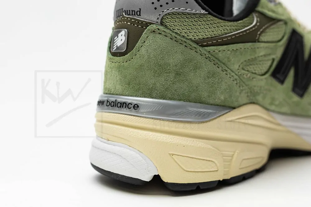 New Balance JJJJound x 990v3 Made in USA 'Olive' - Image 8