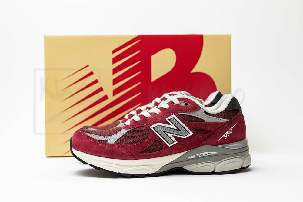 New Balance Teddy Santis x 990v3 Made in USA 'Scarlet Marblehead' - Image 4