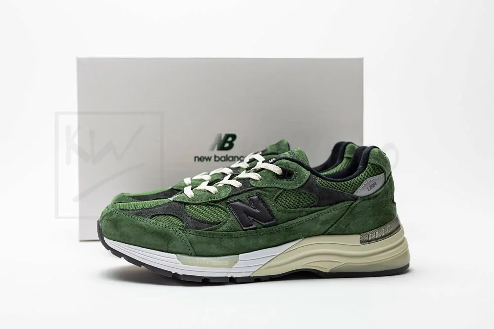 New Balance JJJJound x 992 Made in USA 'Mossy Green' - Image 4