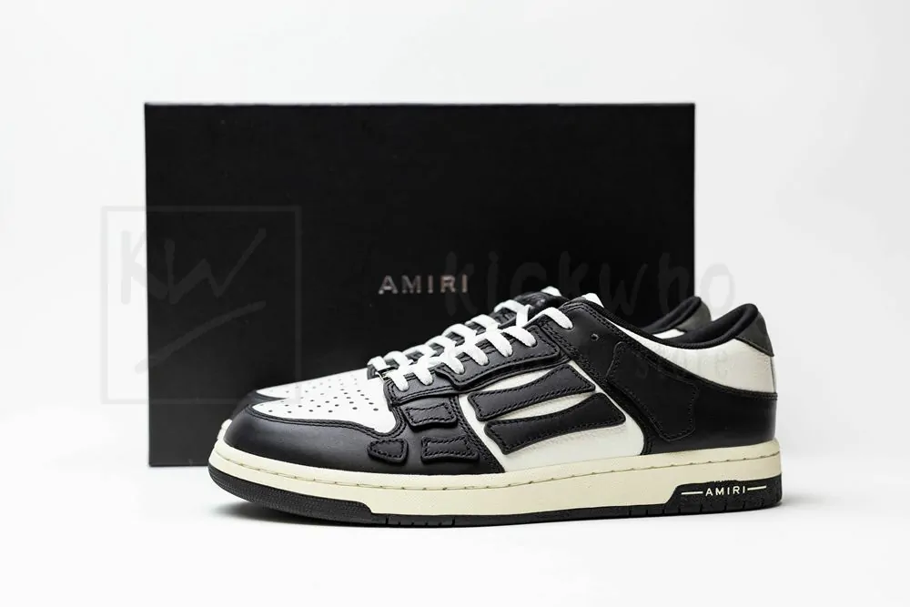 Amiri Skel Top Low 'Black White'2021 - Image 4