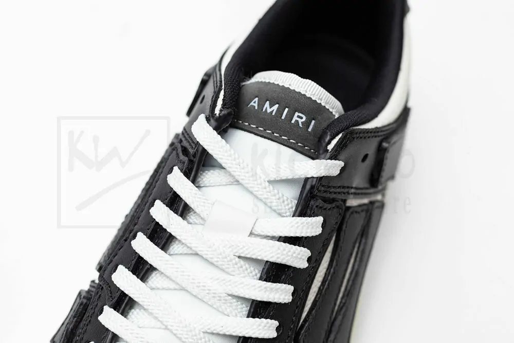 Amiri Skel Top Low 'Black White'2021 - Image 9