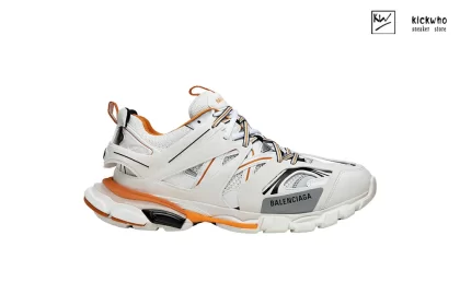 Balenciaga Sneaker Tess.s.Gomma MAILLE BLACK Grey orange 542023 W1GB1 9059