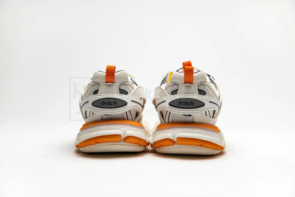 Balenciaga Sneaker Tess.s.Gomma MAILLE BLACK Grey orange 542023 W1GB1 9059 - Image 4