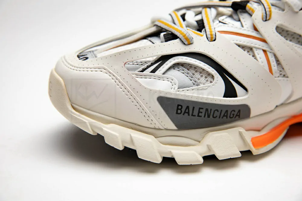 Balenciaga Sneaker Tess.s.Gomma MAILLE BLACK Grey orange 542023 W1GB1 9059 - Image 7