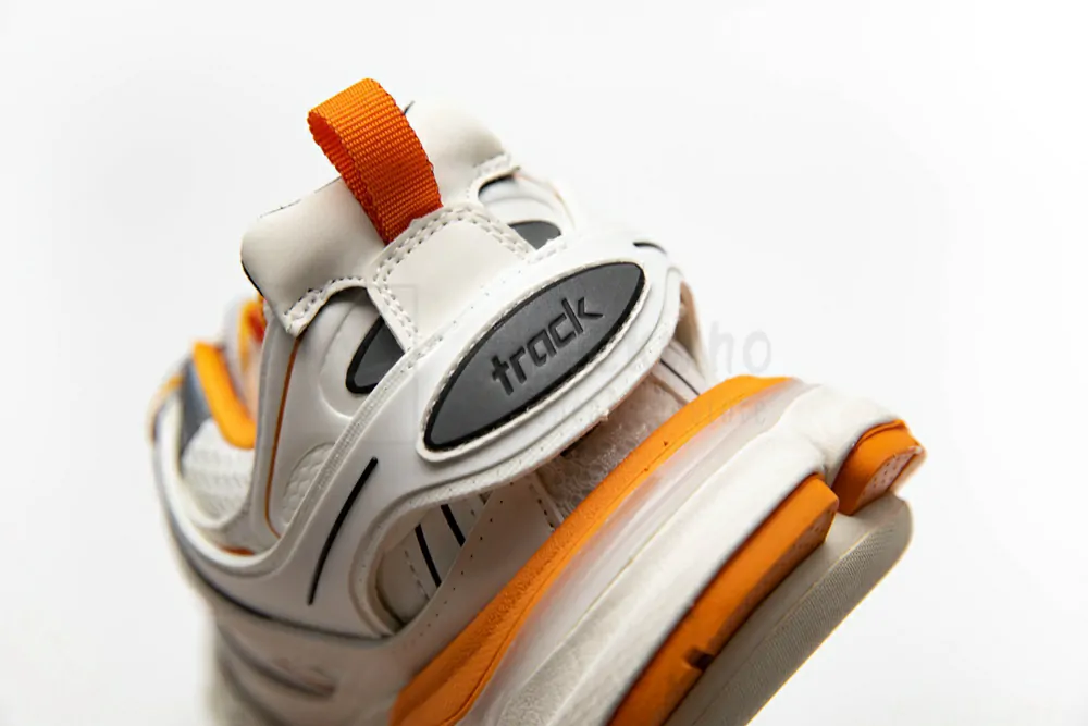 Balenciaga Sneaker Tess.s.Gomma MAILLE BLACK Grey orange 542023 W1GB1 9059 - Image 10