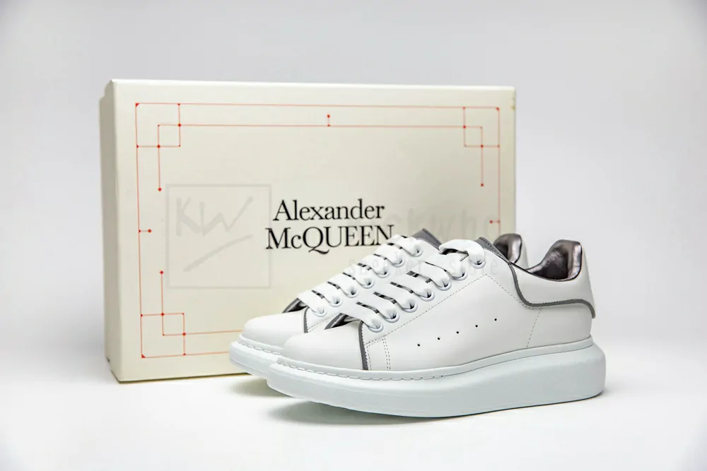 Alexander McQueen Sneaker 'White 3M' - Image 4