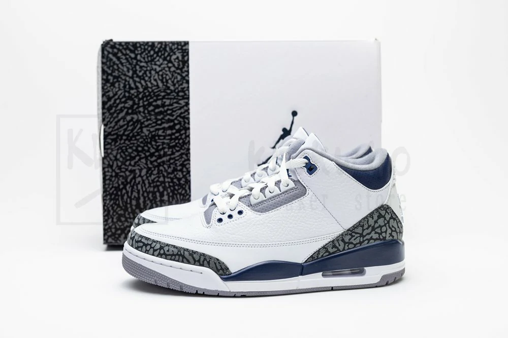 Air Jordan 3 Retro Midnight Navy - Image 4