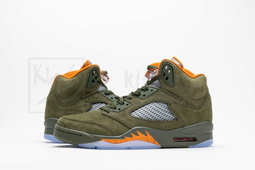 Air Jordan 5 Retro 'Olive' 2024 - Image 5