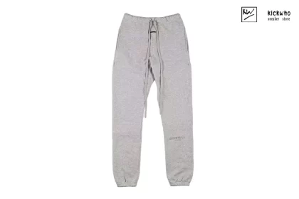 FOG Essentials Sweater Pants Grey（Version update to printed Logo）