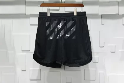 Offwhite Diagonal Paint Shorts