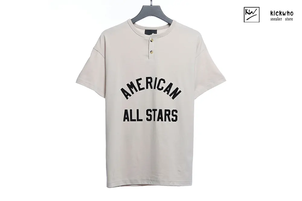 FOG 7th Button T-shirt Black/Apricot