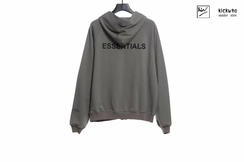 Essentials Offset Print Zip Hoodie - Image 6