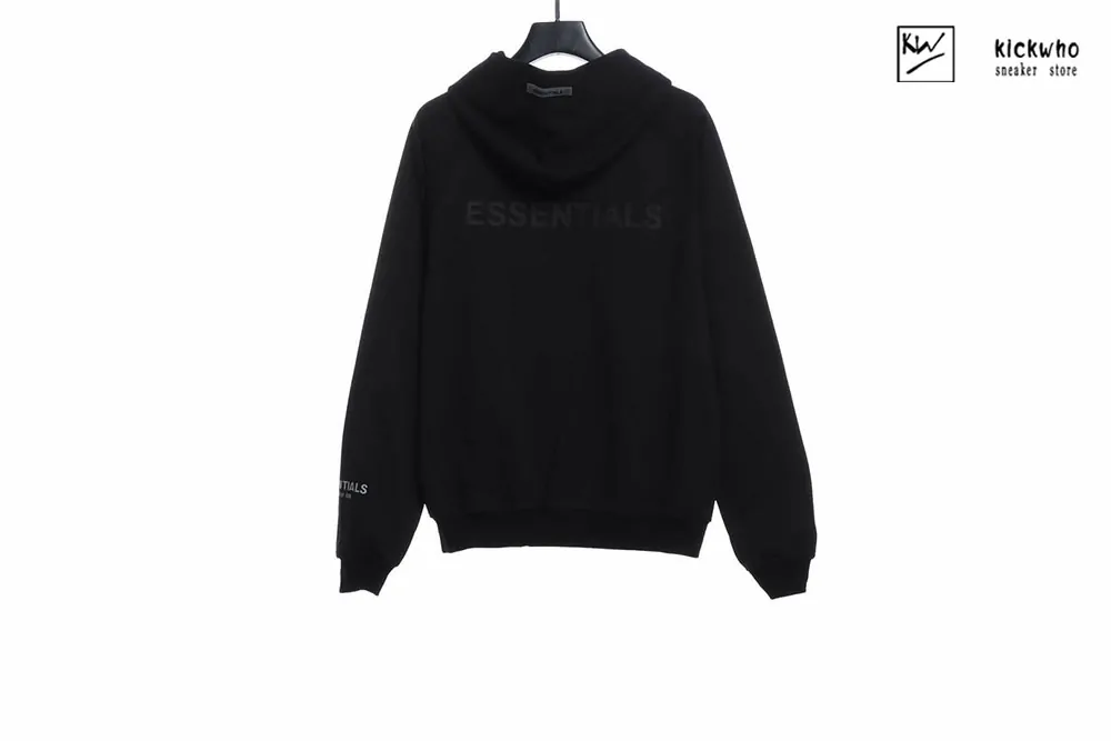 Essentials Offset Print Zip Hoodie - Image 7