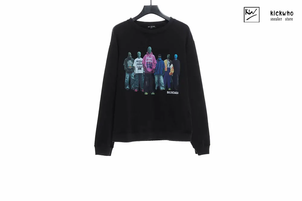 Balenciaga Portrait Printed Crewneck