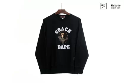 BapeDinosaur Crewneck Black