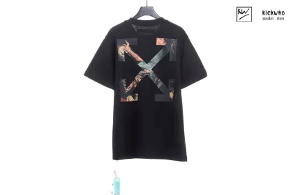Offwhite Skeleton Paint T-shirt Black