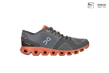 On Running Cloud X Rust Rock Grey