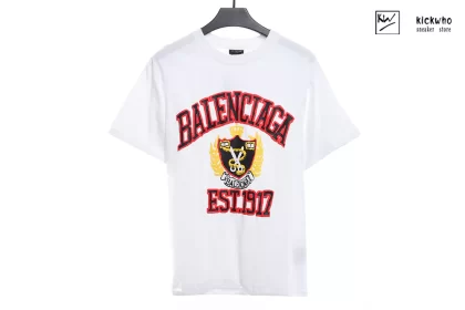 Balenciaga Turquoise T-shirt White