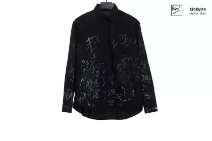 Balenciaga Graffiti Long sleeved shirt