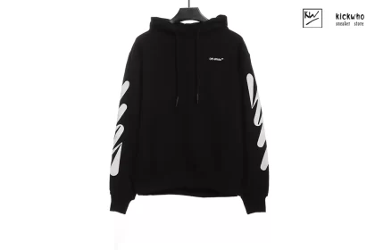 Offwhite Graffiti electrocardiogram Hoodie