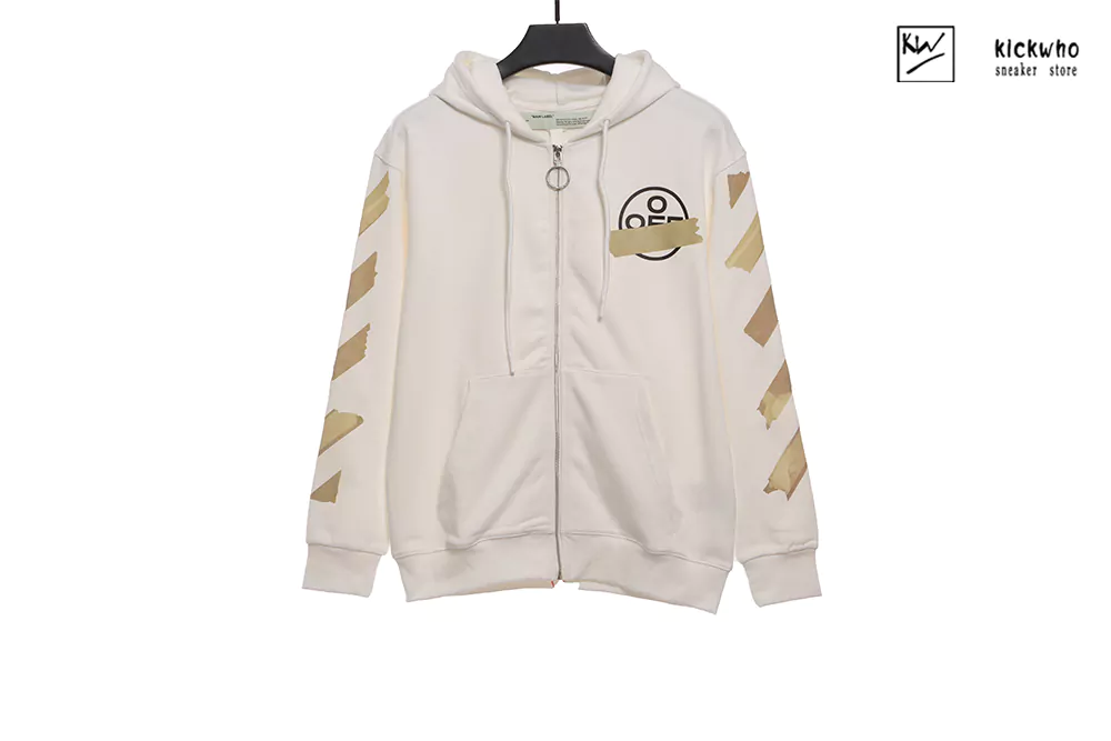 Off-White Tape Arrows Over Hoodie White