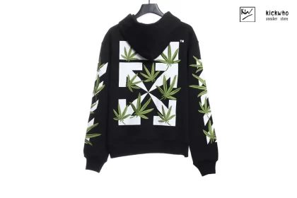 Offwhite leaves Hoodie