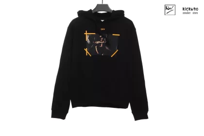 OffWhite Religious Virgin Mary Hoodie Yellow