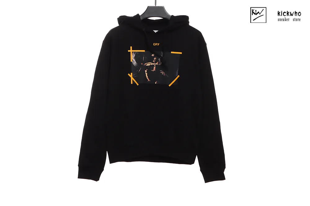 OffWhite Religious Virgin Mary Hoodie Yellow