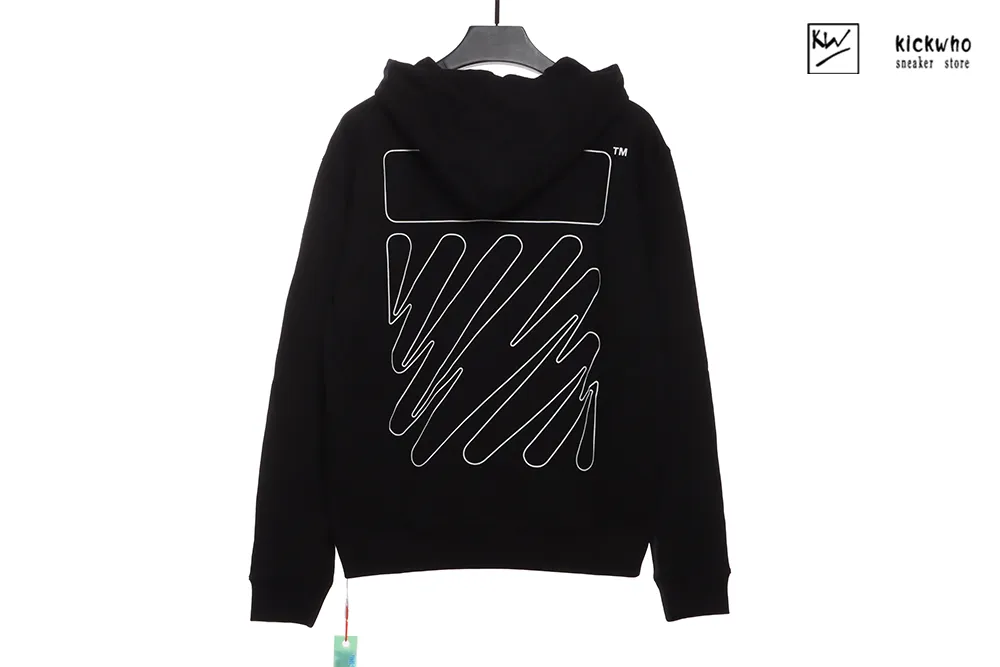 OffWhite Graffiti zebra crossing Hoodie