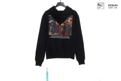 Offwhite Caravaggio Crowning Skate Hoodie Black