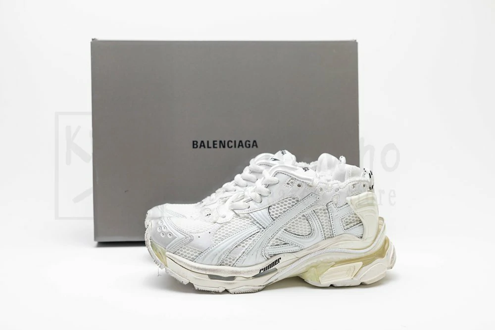 Balenciaga Runner Sneaker White - Image 4