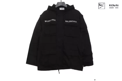 Balenciaga Motorcycle Multiple Pockets Jacket