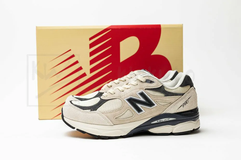 New Balance Teddy Santis x 990v3 Made in USA 'Moonbeam' - Image 4