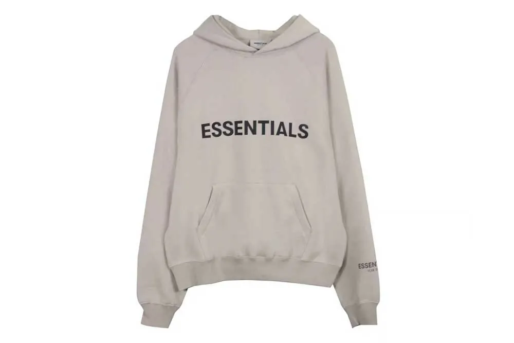 Essentials Offset Print Zip Hoodie - Image 9